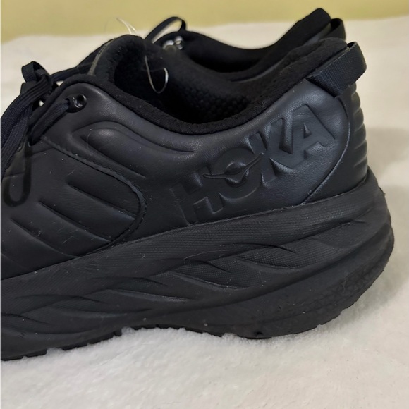 Hoka One One Bondi Maximum Cushion Men's Black Sneakers Shoes Sz 10.5 - Picture 5 of 9